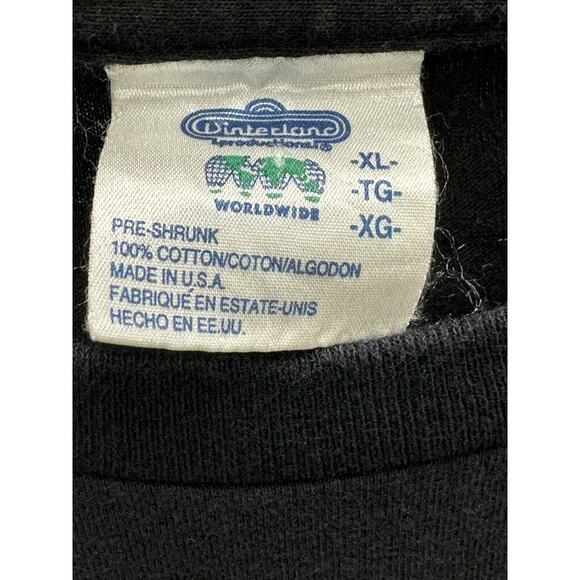 Joe Satriani Crystal Planet Tour Black Men's Vintage 1998 T-Shirt X-Large - Picture 3 of 3